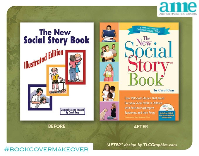 Social Story Book #bookcovermakeover | AMarketingExpert.com