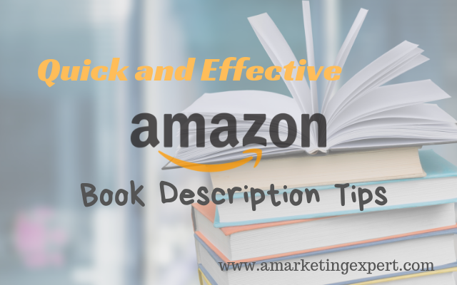 Effective Amazon book description tips t