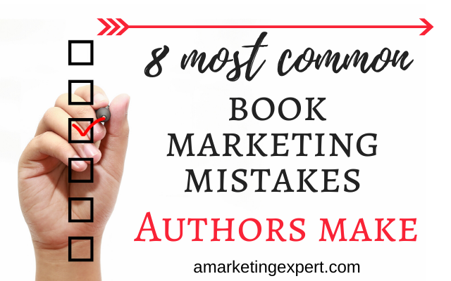 most common book marketing mistakes
